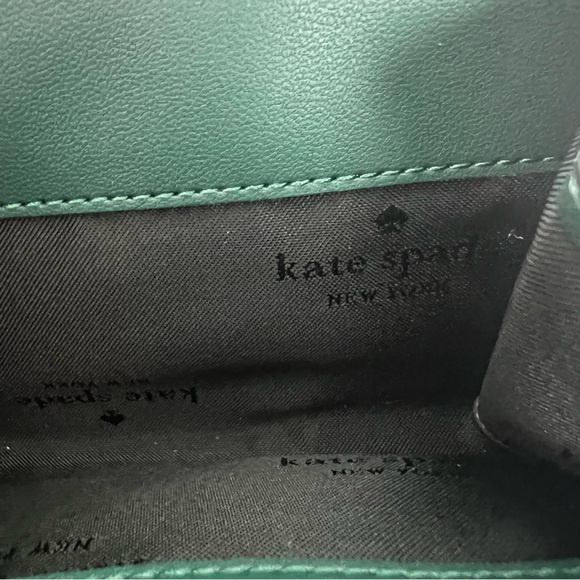 Kate Spade Green Quilted Wallet - Picture 10 of 13